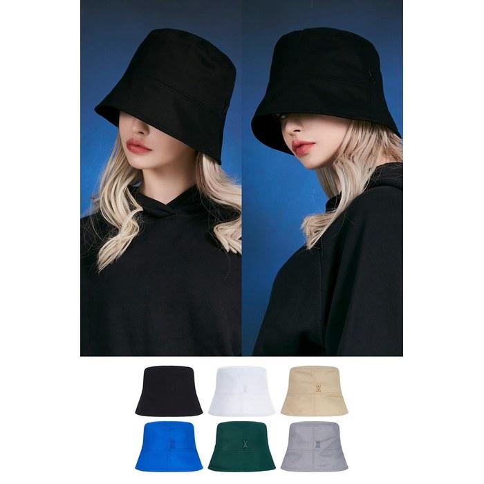 [VARZAR] Stud Drop Overfit Bucket Hat Black