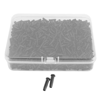 Chránič výpletu badmintonové rakety Černá barva Nylonová trubička na ochranu výpletu badmintonové rakety pro opravu