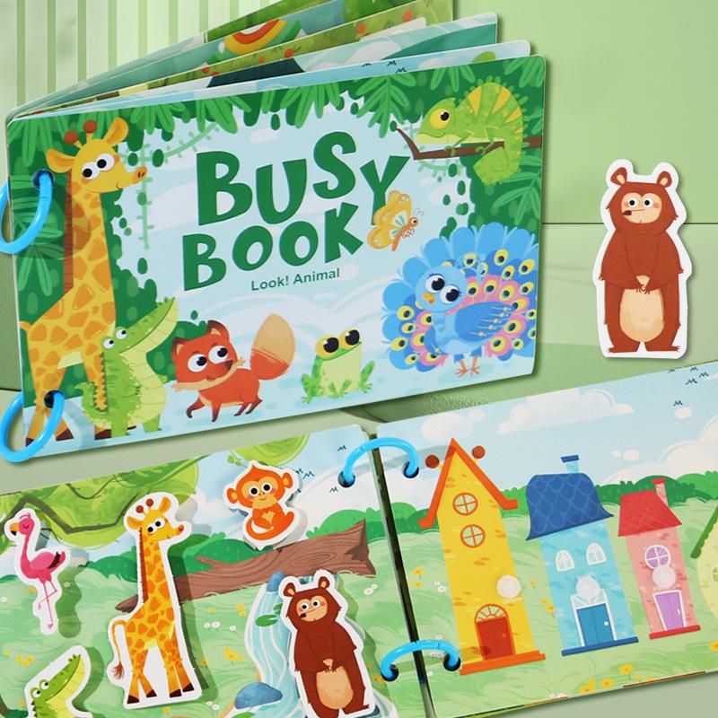 Children's Educational Toys Enlightenment Quiet Book Cognitive Game Baby Early Education Kindergarten Share