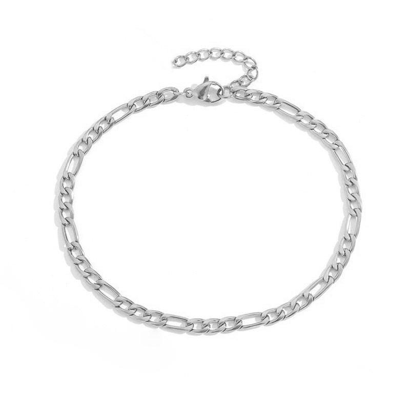 Retro Punk Metal Chain Versatile Women's Anklet