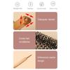 Fast Blow Drying Aluminum Hairbrush With Hollow Design For Efficient Heat Management For Everyday Hair Styling