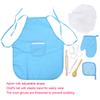 11pcs Cake Baking Role Play Set Kids Kitchen Costume Apron Chef Hat Cooking Mitt Cookie Cutters