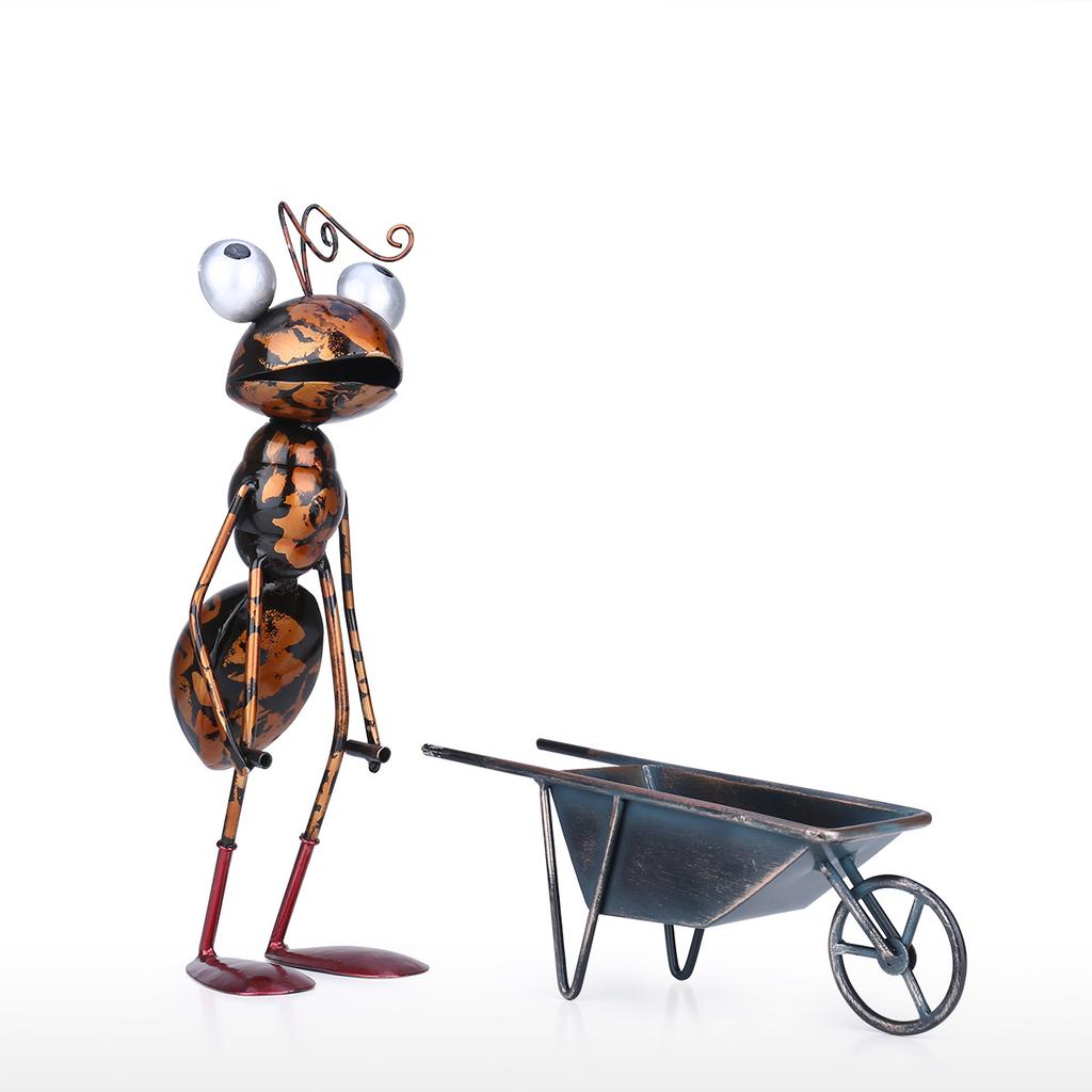 Ants Sculpture Cartoon Ants Garden Desktop Decoration for   Flower Pots