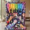 Queen of Pink Clouds Theme blanket Lightweight Warm Flannel Blanket Decorative Throw Blanket for Home Decoration