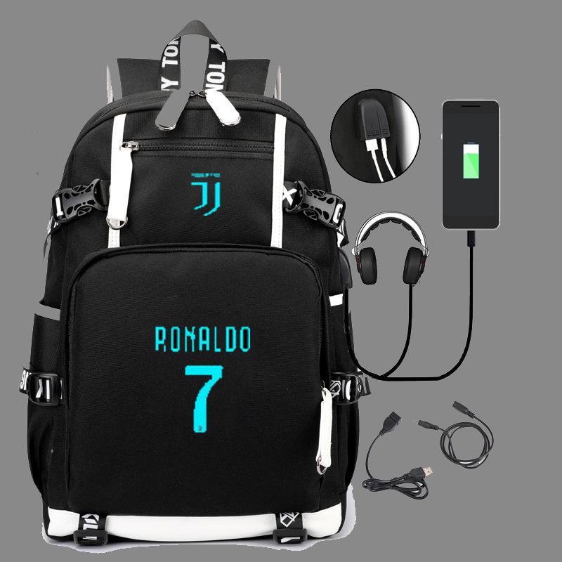 Spīdīga Futbola Zvaigzne Ronaldo 7 Pusaudžu