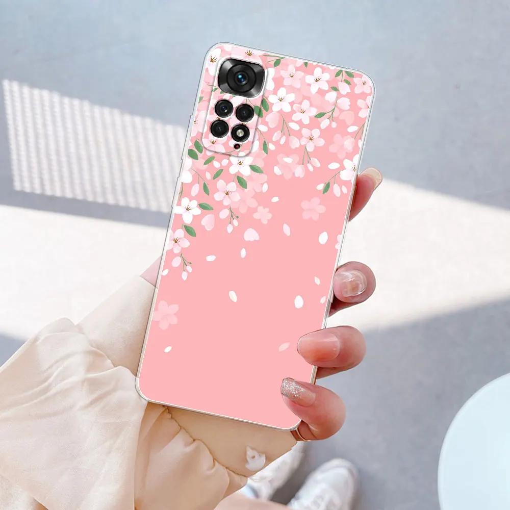For Redmi Note 11 Case Soft Silicone TPU Phone Cover For Xiaomi Redmi Note 11S Cases Coque Redmi Note 11 Pro 4G 5G Bumper Fundas