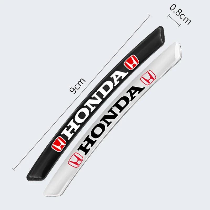 4pcs Car Wheel Hub Sticker Tire Rim Strips Car-Styling Sticker Accessories For Honda Civic Fit Jazz Accord CRV HRV City Odyssey OW6