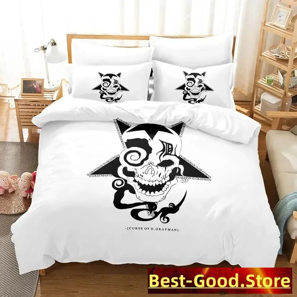 New D.Gray-man Bedding Set Single Twin Full Queen King Size Bed Set Adult Kid Bedroom Duvetcover Sets Anime Parure De Lit Bed