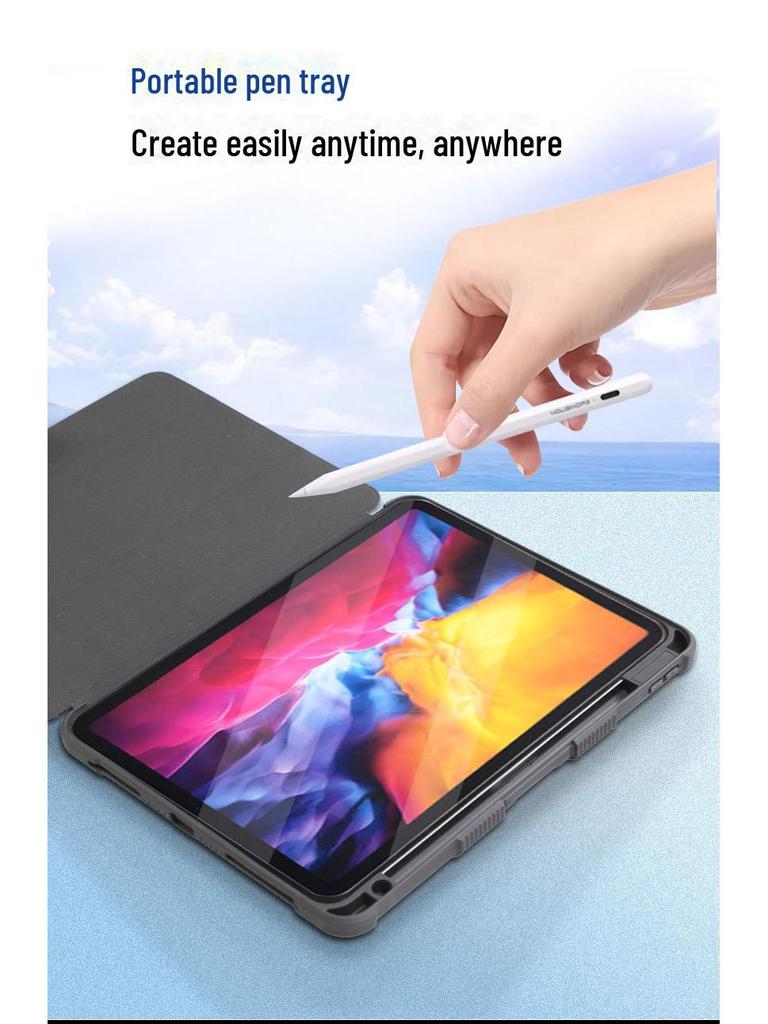 iPad Air 10.9 Tablet Cover with Pen Slot - Protective Leather Case