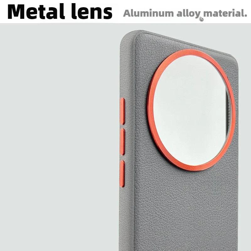 For Vivo X200 Ultra Magnetic Leather Phone Case for Vivo X300 Pro X200Pro Mini X100s Metal Large Hole Independent Button Cover