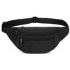 Solid Color Sports Fanny Pack Waterproof Mobile Phone Bag Fashion Oxford Waist Bag  Outdoor