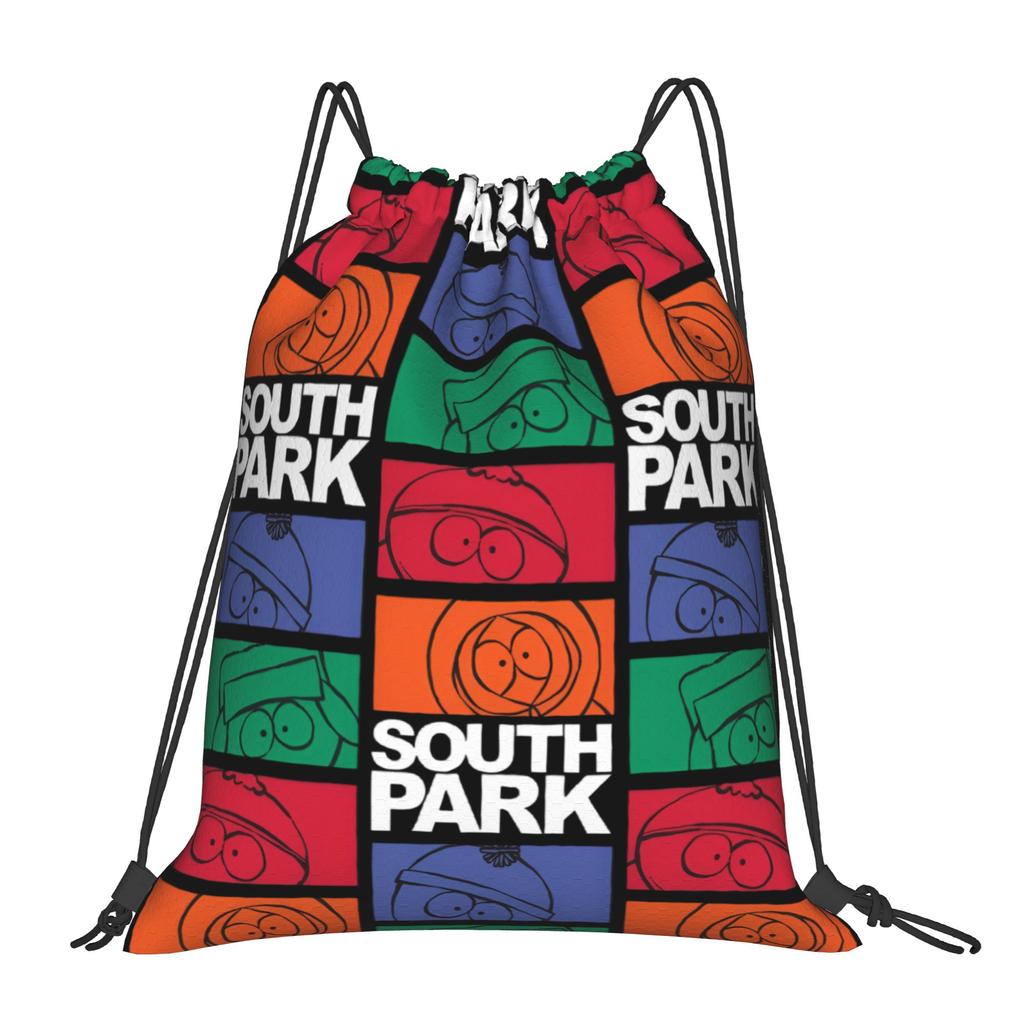 Custom Southes Anime Erics Drawstring Bag for Training Yoga Backpacks Women Men Cartoon Sports Gym Sackpack
