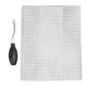 Hook Tool and Rug Hooking Mesh Kit Rubber Handle Bent   Hook Crochet Needle 50x50cm Mesh Fabric for Crafts