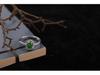 Adjustable Women's Ring with 925 Sterling Silver, Green Jasper, Zircon, and Jade Oval Design, with Certificate