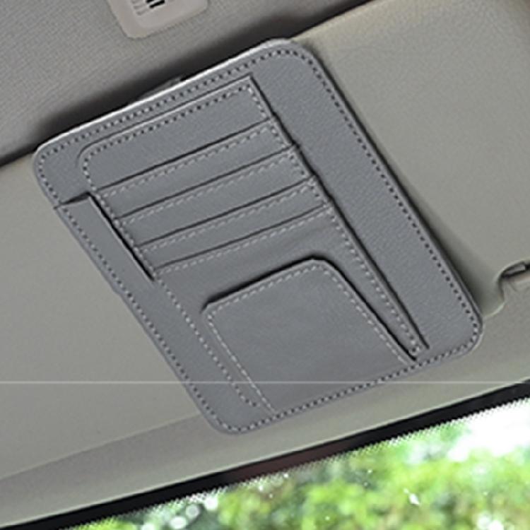 Car Sun Visors Organizer Multi-Pocket Business Card Storage Management Sunglasses Holder Visors Organizers