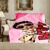 1pc Betty Boop Blanket, Super Cozy Printed Home Blanket, All-Season Warmth
