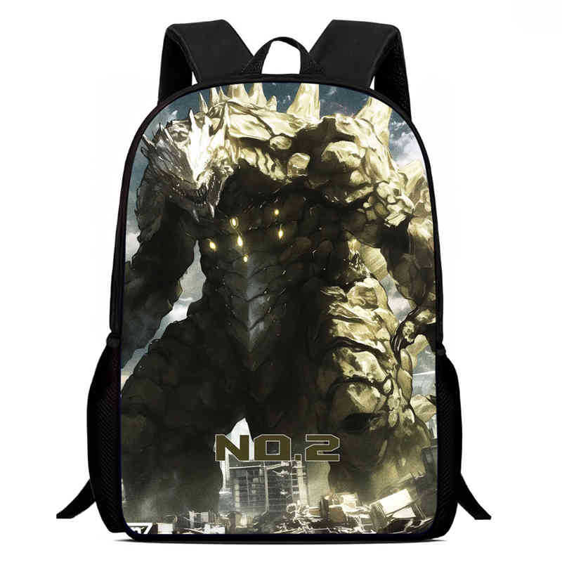 Monster No. 8 Schoolbag Multi-Functional Cross-Border Backpack