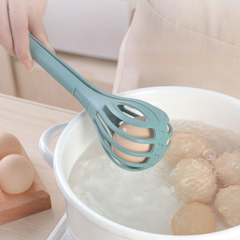 1ks Multifunkční šlehač vajec 3v1 Nápoje Šlehač Mixér Míchadlo Nylonové kleštičky na nudle Špagety na těstoviny Sponky na potraviny Kuchyňské náčiní
