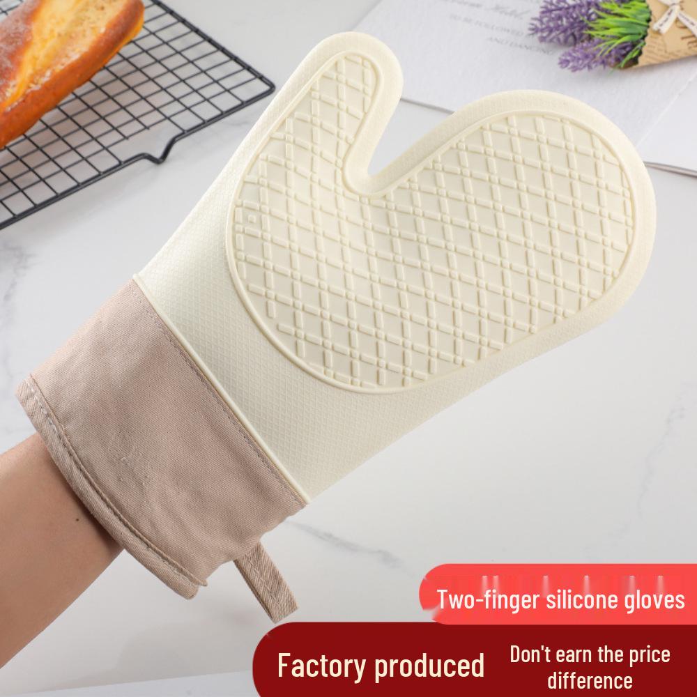 Silicone Heat-Resistant Oven Gloves for Baking and Microwave