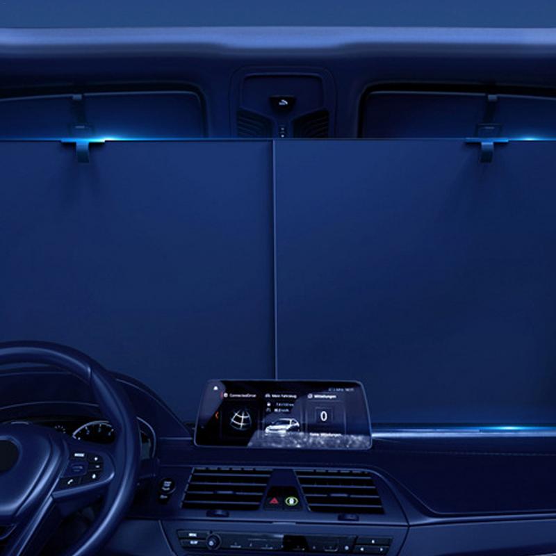Tendalino Parasole Retrattile per Parabrezza Copertura Parasole Retrattile per Parabrezza Auto Parabrezza Anteriore Parasole per Parabrezza Auto