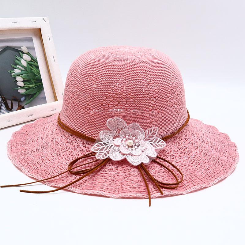 New Straw Hat Women's Outdoor Sunshade Sunscreen Hat Big Brim Trendy Vacation Beach Hat Breathable Cool Hat