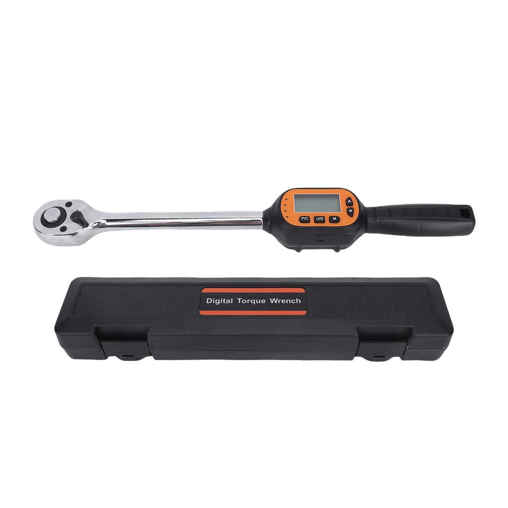 Digital Torsion Wrench 3 100N.m Adjustable 1 2 Inch Drive 72 Teeth Reversible Ratchet Head Electronic Torsion Wrench