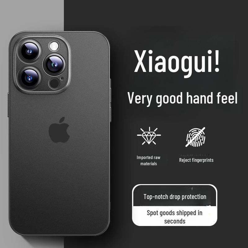 IPhone 16 Pro-ს ქეისი - თავსებადი iPhone 15-თან, ტიტანის ფერი, ულტრა თხელი, მქრქალი გამჭვირვალე, პრემიუმ შეგრძნება