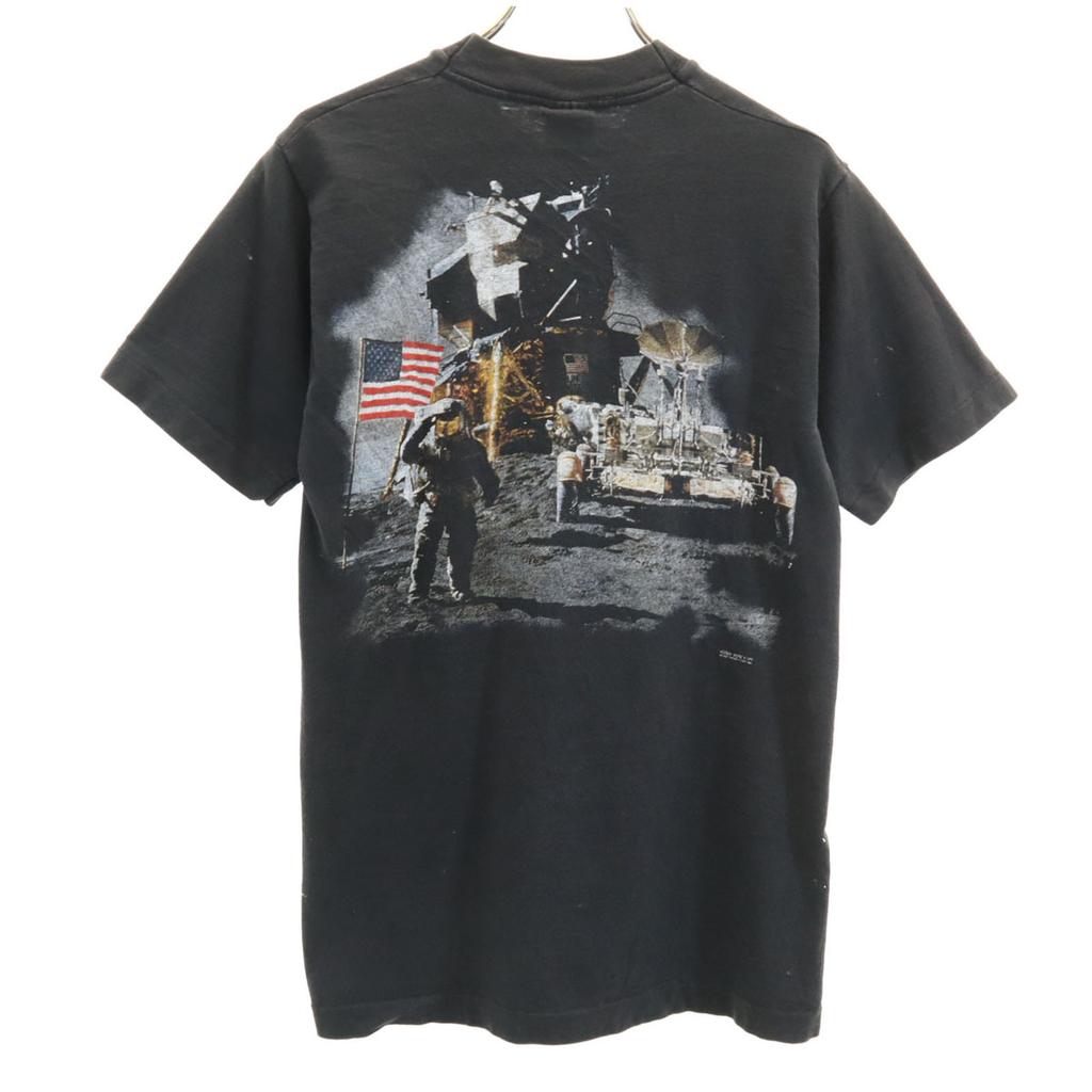 FRUIT OF THE LOOM 00s Old Back Print Space Short Sleeve T-shirt Men's Used