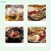 100Pcs Pyramid Tea Bags Filter Portable Transparent Disposable Nylon Teabags Single String With Label Empty Tea Bags