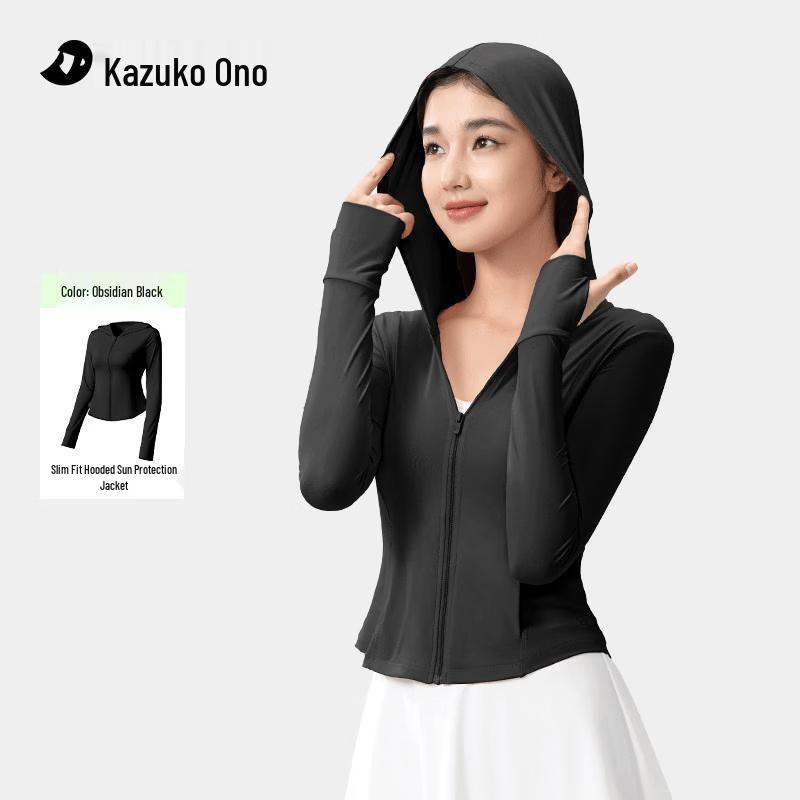 

Women s UV Protection Ice Silk Slim Fit Hooded Sun Jacket XS
