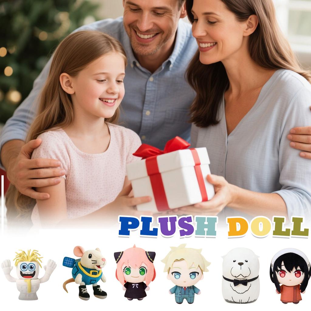 Плюшевая кукла, Игрушка в подарок, Мультфильм, Детская тряпичная кукла, Детская подарочная подушка
