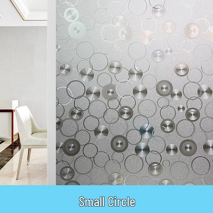 Electrostatic Frosted Glass Sticker for Bathroom Windows - Privacy & Heat Insulation Film