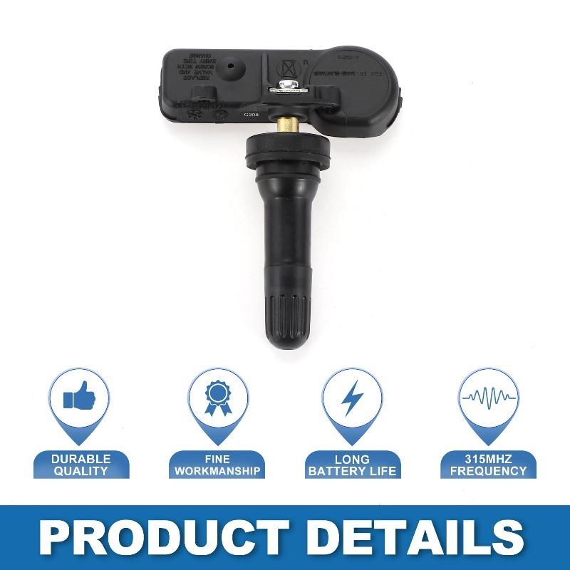 4PCS 7L1Z1A189A 315MHz Tire Pressure Sensor TPMS For Ford Explorer Edge Escape F-150 2008-2010 Lincoin Mercury 6F2Z1A189A New