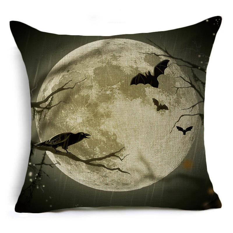 

Декоративная подушка Хэллоуин Тыква Сладость или гадость Подушка для дивана Наволочка для сна на боку Сиденье 45*45cm