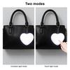 Rechargeable Handbag Light Heart-Shaped Night Portable Purse Lamp Light with Automatic Sensor for Women Girls Mothers