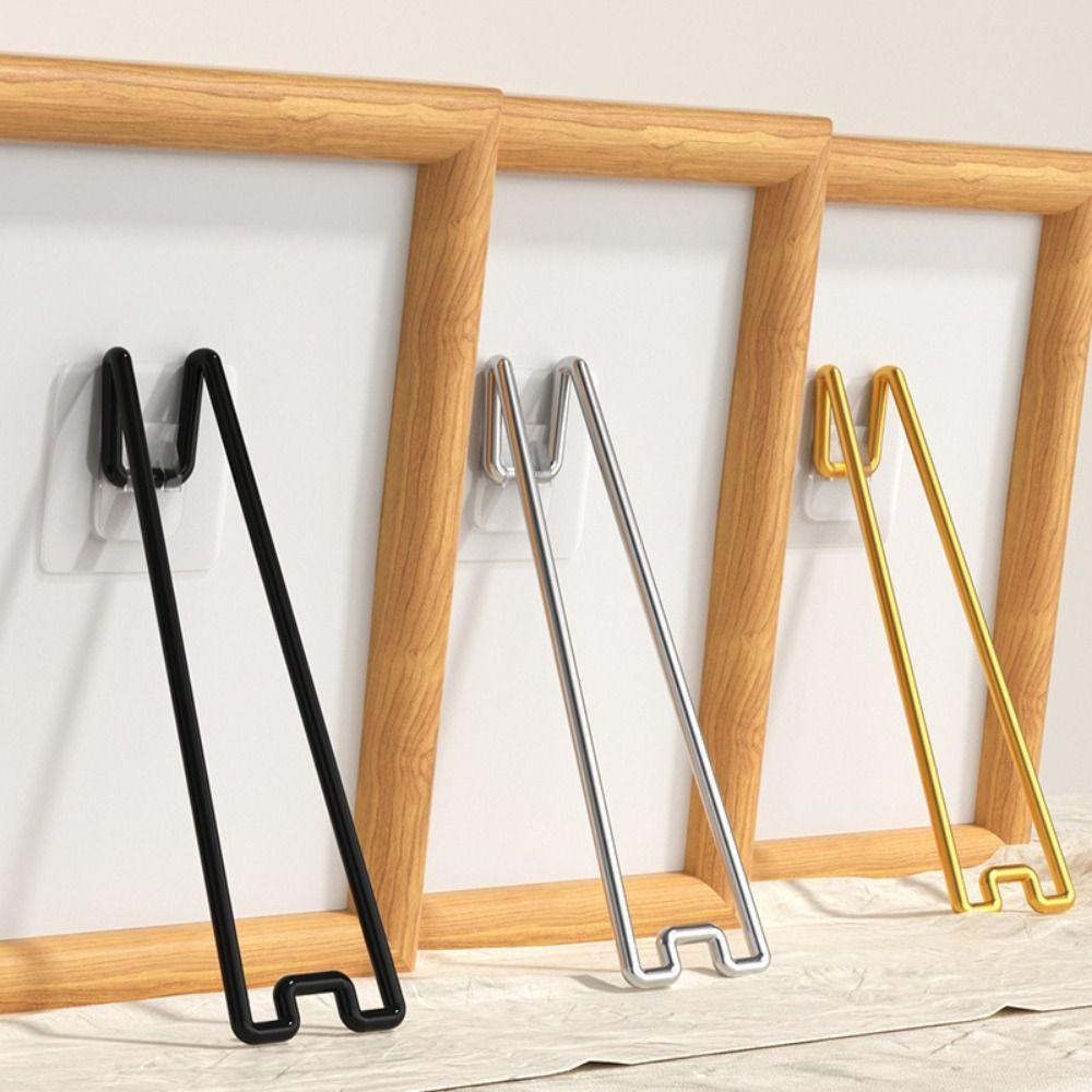 2pcs Metal Picture Frame Back Bracket Back Support Easel Back Support Photo Frame Stand