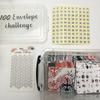 1 Set 100 Envelope Save Challenge, 100 Days Storage Budget Save Challenge Box Kit
