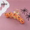 Stylish Hair Accessories for Festivals Halloween Claw Clip Women Girls, Cute Witch Hat/Pumpkin/Ghost Spooky Holiday Styling Tools Plastic Clips,