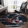1pc Michael Jackson Carpet, Round Rug, Comfortable, Suitable for Entryways, Living Rooms, Office, And Bedrooms, Christmas Decoration