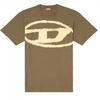 Diesel Mens T-Boxt Bleached Logo Oversized T-Shirt