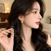 Elegant Minimalist Teardrop Freshwater Pearl Earrings with S925 Silver Needle