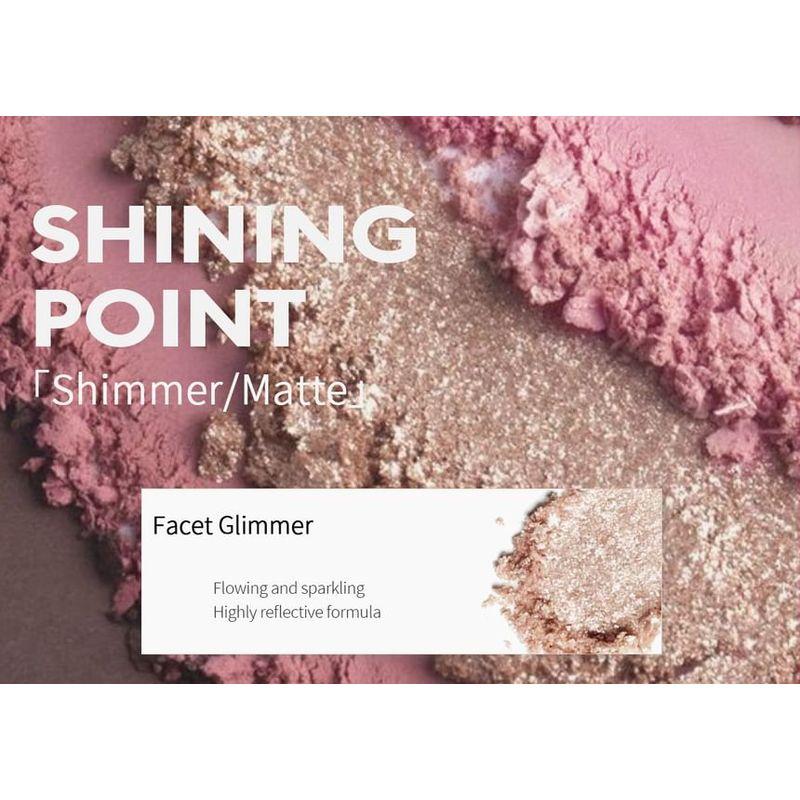 Eunarz - Série Cor Pura Paleta de Sombras 5 Cores - 4 Tipos