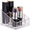 1PC 9-grid Lipstick Storage Box Desktop Transparent Lip Gloss Storage Box Display Rack Minimalist Lipstick Rack