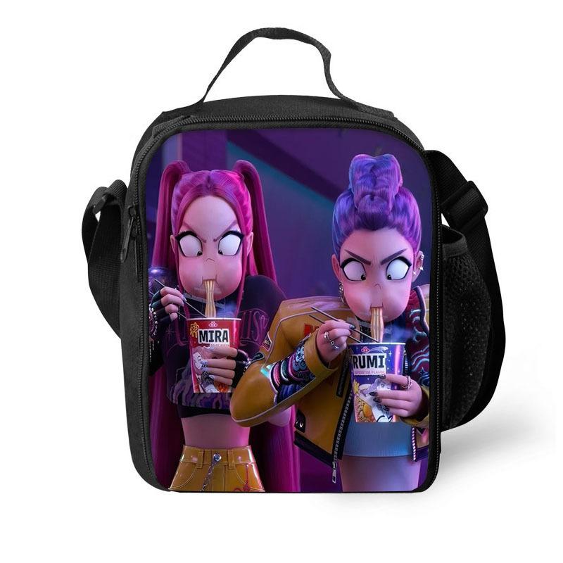 

KPop Demon Hunters Lunch Bag for Students and Children - Ice Pack 6274 Witch Hunters Ice Pack