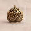 1PC Lotus Incense Cone Holder, Mini Asian Zen Decor, Small Flower Burner for Home Office Meditation Gift