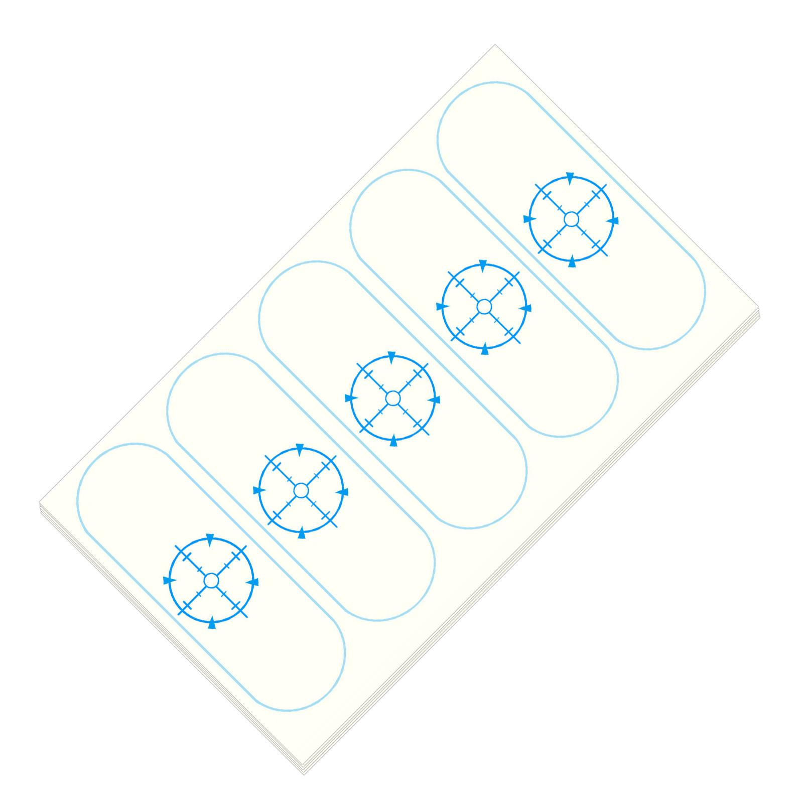 

125pc Golf Training Aids for Swing Practice Golf Impact Tape Labels for Woods Irons Golf Swing Tape Golf Impact Stickers 4