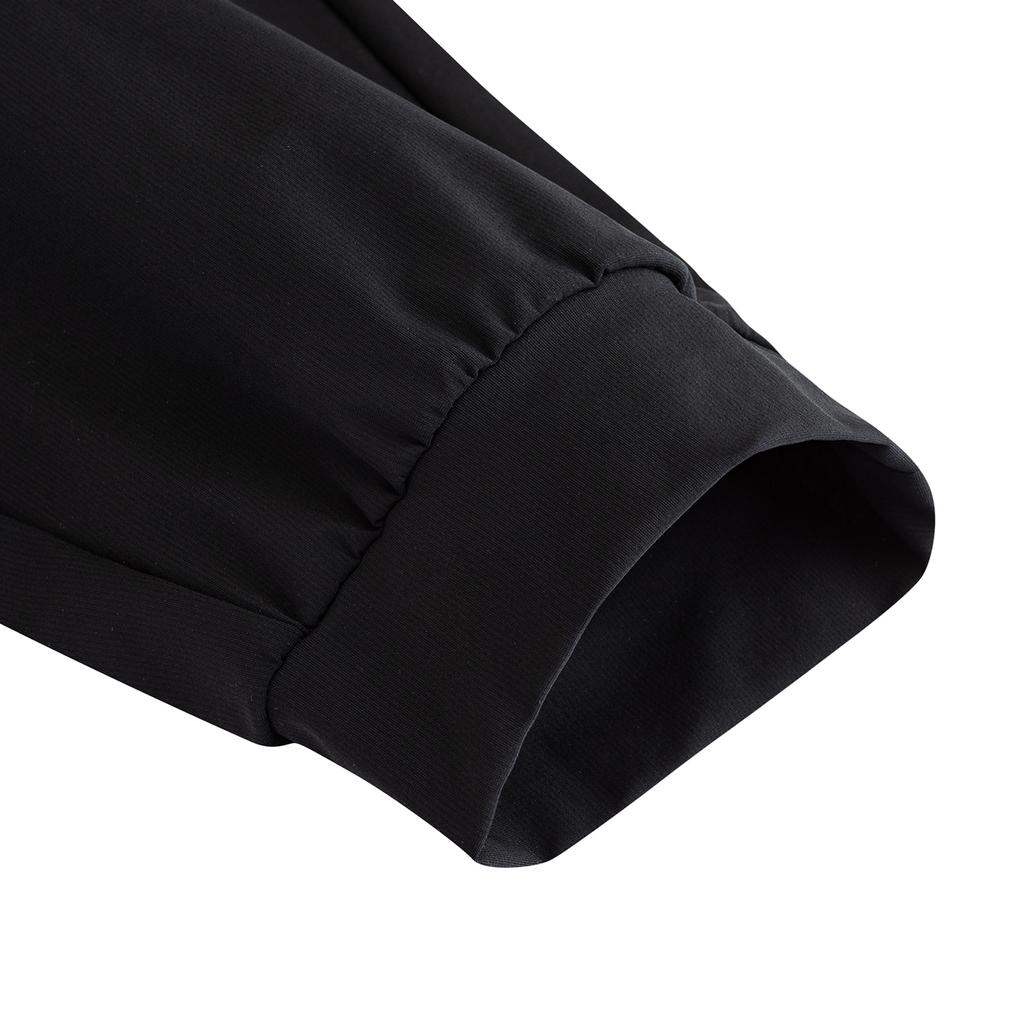 Anta Basketball Series KT Series Long Pants Knitted Sports Pants Liquid Soft Ice Skin Technology Casual Pants Men bottoms Basic-Black 152631321-1