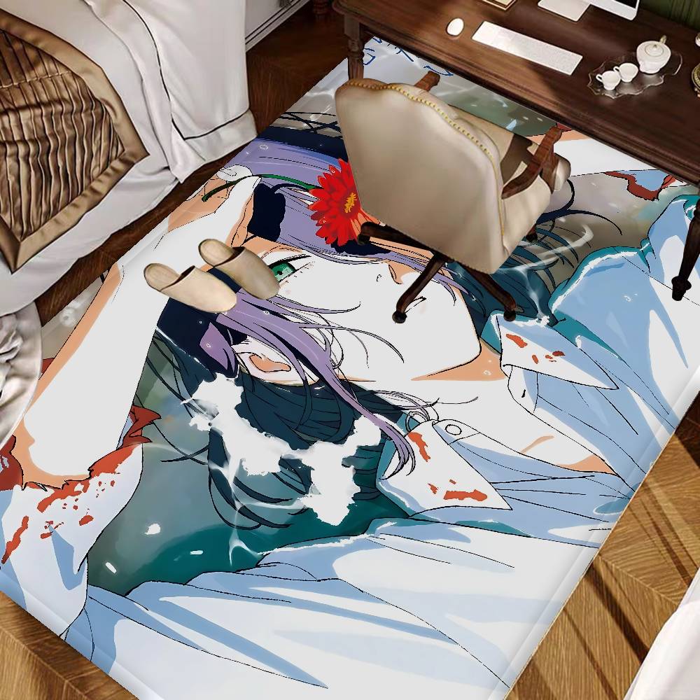 Chainsaw Man The Movie Reze Arc Door Mat Nordic Style Bedroom Living Room Doormat Home Balcony Anti-Slip Alfombra