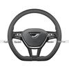 Genuine Leather Ultra-thin Anti-slip Steering Wheel Cover for New Jetta VS5/VA3/VS7/VA7/VS8