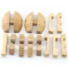 Classic Barrel Puzzle Wooden Interlocking Assembly 3D Brain Teasers for Adults Kids Unique IQ Logic Training Educational Toys